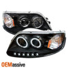 Fits Black 97-03 F150 Expedition CCFL Halo Projector LED Headlights Left+Right