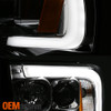For 02-05 Dodge Ram 1500 | 03-05 2500/3500 Light Bar C-Tube Projector Headlights