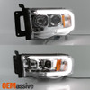 For 02-05 Dodge Ram 1500 | 03-05 2500/3500 Light Bar C-Tube Projector Headlights