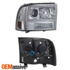 For 99-04 Ford F250 Super Duty / 00-04 Ford Excursion Light Projector Headlights