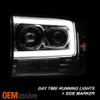 For 99-04 Ford F250 Super Duty / 00-04 Ford Excursion Light Projector Headlights