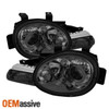 Fits Smoke 95-99 Dodge Neon Plymouth R/T Dual Halo Projector LED Headlights Lamp