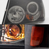 Fits 01-05 Ranger LED Halo Black Smoked 1PC Headlights + Red Smoked Tail Lights