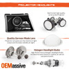 Fits 98-00 Ford Ranger Pickup Truck JDM Black Halo Projector Headlights Lamp Set
