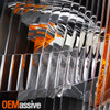 [OE Style]For 2001-2004 Ford Escape Blk Bezel Headlight Lamp+Dark Red Tail light