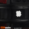 For 09-14 F150 CCFL Halo Projector Black Headlight& 3rd Brake+ LED Red Tail Lamp