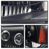 Fits 05-07 F250/F350/F450/F550 Excursion Black Smoked Projector Headlights