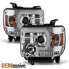 For 2014-2015 Sierra 1500 | 2015-17 2500HD 3500HD LED Tube Projector Headlights