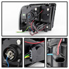 For 05-07 F250/F350/F450 SuperDuty Smoke Halo LED Projector Headlights+LED Tail