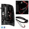 Fit 07-13 Sierra 1500/2500HD Clear Dual Halo LED Projector Headlight+LED Tail