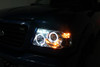 Fits 01-12 Ranger Dual Halo Projector LED Headlights W/Built In Corner Lights