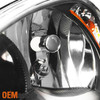 Fit 06-10 Chrysler PT Cruiser Replacement Black Headlights Headlamps L+R