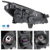 [Black] Fits 2009 2010 2011 2012 Chevy Traverse LH + RH Headlights Front Lamps