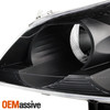 [Black] Fits 2009 2010 2011 2012 Chevy Traverse LH + RH Headlights Front Lamps