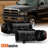 Fit Smoked 1999-2002 Dodge Ram Sport Package Headlights Replacement w/Corner