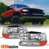 Fit 1999-2002 Chevy Silverado 2000-2006 Suburban Tahoe Headlight +Bumper Signal