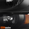 For 06-13 Impala 14-16 Impala Limited Black Smoked Headlight+Red Smoke Tail Lamp