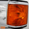 Fit 87-91 Bronco F-Series Truck Headlights w/ Amber Corner Signal Replacement