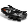 Fit 13-15 Dart HID Type Black Projector Headlights Passenger Right Replacement