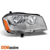 Fit 2008-2014 Dodge Avenger Chrome Clear Passenger Right Side Headlight