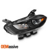 Fit 2013-2016 Dodge Dart Halogen Black Projector Headlight Driver Replacement