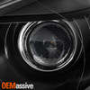 Fit 2013-2016 Dodge Dart Halogen Black Projector Headlight Driver Replacement
