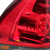 Fits 06-13 Impala Black Headlights + Red Smoke LED Tail Lights Combo Replacement