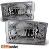 Fit 1999-2004 Excursion F250 F350 F450 Superduty Replacement Headlights L+R Pair