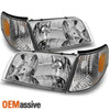 Fit 98-11 Crown Victoria Headlights w/Corner Signal Lamps 1998-2011 Left + Right