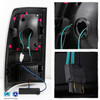 Fit 09-18 Ram LED Kit|DRL Projector Headlight + Full LED Tail Brake Lights