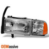 Fit 1994-02 Dodge Ram 1500 | 2500 | 3500 Driver Left LH Side Headlight w/ Corner