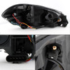 Fit 06-13 Chevy Impala Clear Headlights + Red Clear Replacement Tail Lights