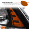 [Factory Upgrade]For 09-18 Dodge Ram Blk LED DRL Switchback Projector Headlight