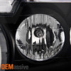 Fits 02-07 Buick Rendezvous Amber Black Bezel Headlights Headlamps Left + Right