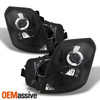 Fit 2003-2007 Cadillac CTS Halogen Type Headlights Gray Headlamps Replacement
