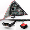 Fit 1998-04 Benz R170 SLK Class Red Clear LED Taillights Brake Lamps Replacement