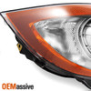 Fit 06-08 BMW 3 Series E90 Sedan Halogen Black Passenger Replacement Headlight