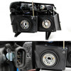 Fits 04-12 Colorado Xtreme Chrome Bezel Headlights +Corner Lights Left+Right