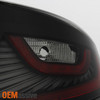 Fit  Black Smoked 2006 2007 G35 2 Door Coupe Skyline 35GT LED Tail Lights