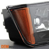 Fit 2002-2006 Chevy Avalanche *Body Cladding Model* Black Headlights Replacement