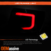 For 2008 2009 2010 2011 Subaru Impreza/WRX Sedan LED Bar Tail Lights - Black