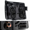 Fit 2003-2006 Cadillac Escalade HID Type Black Headlights +Taillights L+R