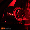 Fit 06-13 Impala Black Smoke Headlights + Red Smoke Tail Lights  Replacement