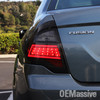 Fit  2010 2011 2012 Ford Fusion Black Smoked Full LED DRL Tube Tail Lights