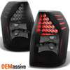 Fit 2005 2006 2007 2008 Dodge Magnum Black Smoked LED Tail Lights Replacement