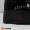 Fit 2005 2006 2007 2008 Dodge Magnum Black Smoked LED Tail Lights Replacement