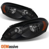 Fit 06-13 Impala 06-07 Monte Carlo Black Smoke Replacement Headlights L+R