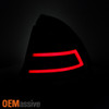 Fit  2010 2011 2012 Ford Fusion Red Clear Full LED DRL Tube Tail Lights Set