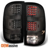 Fit 07-14 GMC Sierra Smoked LED Tail Lights L+R Side Replacement