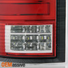 Fits 09-18 Dodge RAM *C-Shaped* Design Red Clear LED TailLights Taillamps LH+RH
